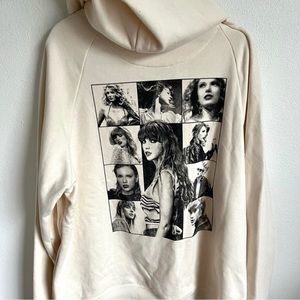 Taylor Swift / NEW Eras Tour Cream Hoodie 2023